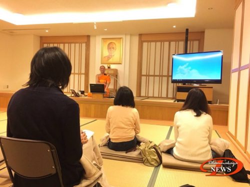 meditation class for Japanese