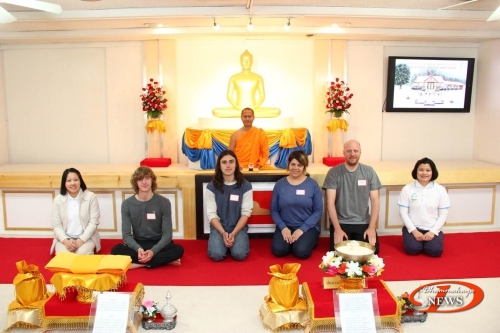 On Saturday April 30th, 2016, the Minnesota Meditation Center (M.M.C.) arranged their Meditation for Locals Class. There were 4 locals who were interested to join this class and all of them were newcomers. Before meditation, the teaching monk played the MV that informed them about the 72nd Anniversary Phrathepyanmahamuni Hall that will be used as the Center of Propagating world peace in the North America Region at Dhammakaya International Meditation Center (D.I.M.C.). Then, the teaching monk explained about the right way to meditate before leading them in a meditation session. Their experiences were very good. They experienced happiness from meditation and are invited to join the coming Vesak Day Ceremonies as well.