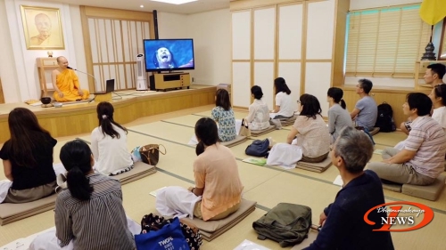 Meditation Class and Dhamma Teaching in Japanese